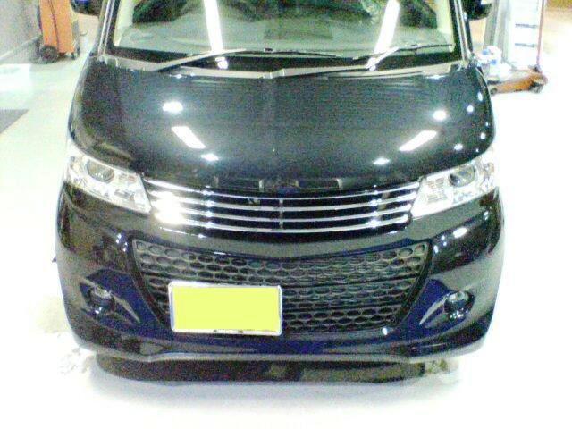 パレットＳＷ（ＭＫ２１Ｓ）フロントグリル交換 JUショップ オート信州 長野県の中古車ショップ