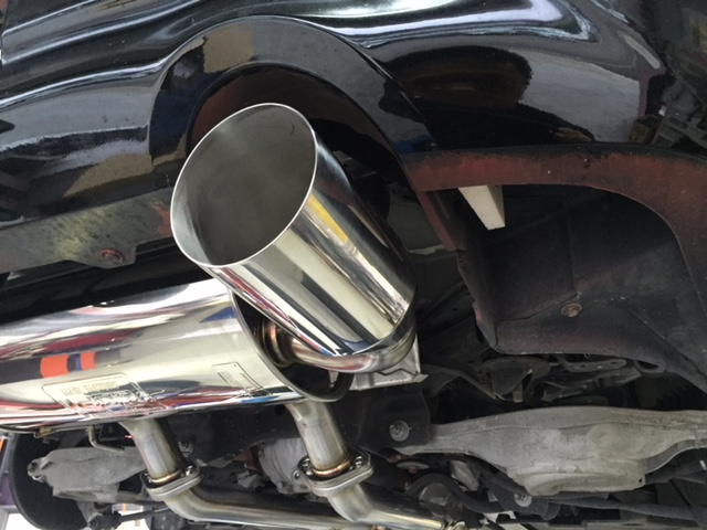 スカイラインクーペ(V36)マフラー交換 - JUショップ オート信州