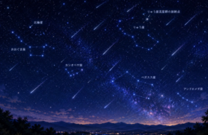 流れ星が見えるかも？！