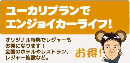 ユーカリプランでエンジョイカーライフ
